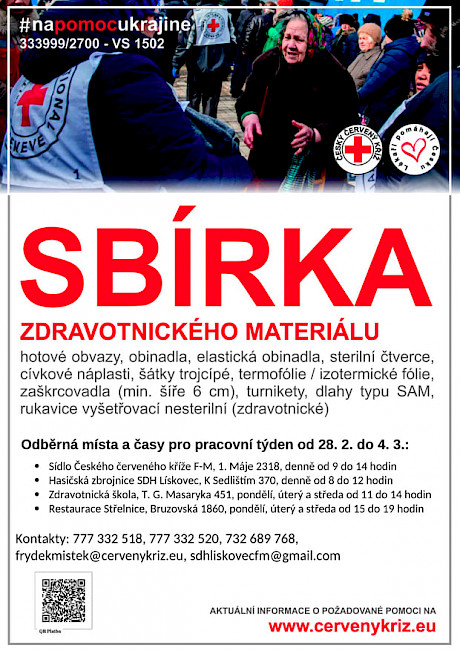 Sbírka zdravotnického materiálu